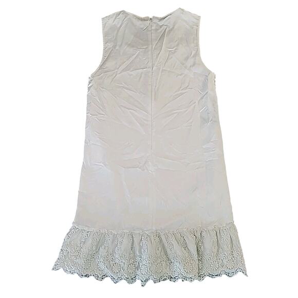 VTG Guess Jeans Girls Dress – White Embroidered Boho Western Sz 14 - Picture 2 of 7